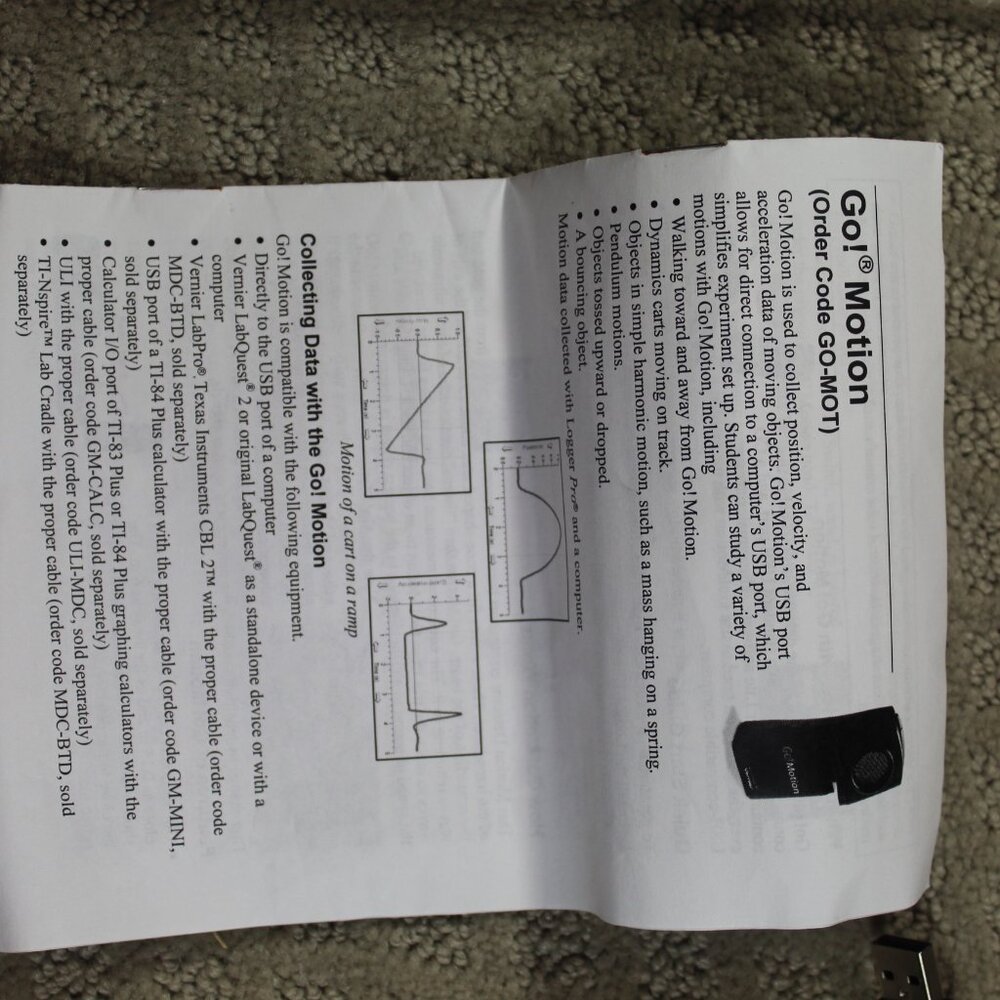 Go! Motion Data Collection Device for Physics Educational Projects - Picture 2 of 3